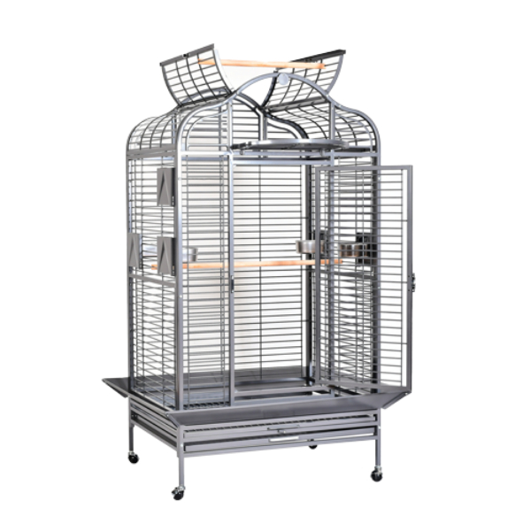 Picture of A&E Cage GB73628 Platinum 36 x 28 x 68 in. Majestic Series Parrot Cage&#44; Platinum - Large - 2 Box per Set