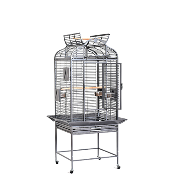 Picture of A&E Cage GB72422 Platinum 24 x 22 x 61.4 in. Majestic Series Parrot Cage&#44; Platinum - Small - 2 Box per Set
