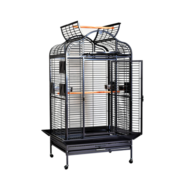 Picture of A&E Cage GB73223 Black 32 x 23 x 68 in. Majestic Series Parrot Cage&#44; Black - Medium - 2 Box per Set