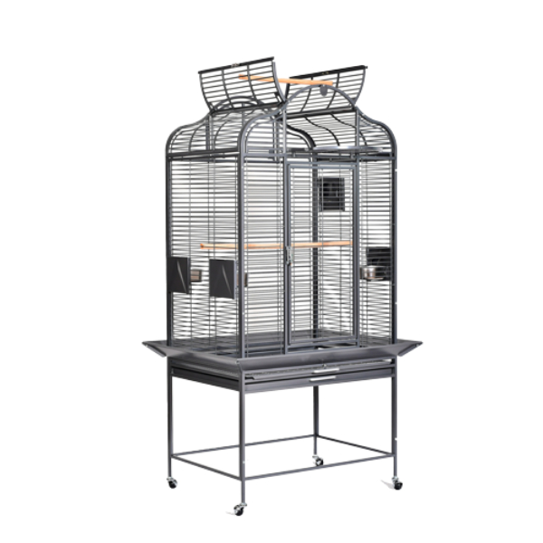 Picture of A&E Cage GB73223 Platinum 32 x 23 x 68 in. Majestic Series Parrot Cage&#44; Platinum - Medium - 2 Box per Set