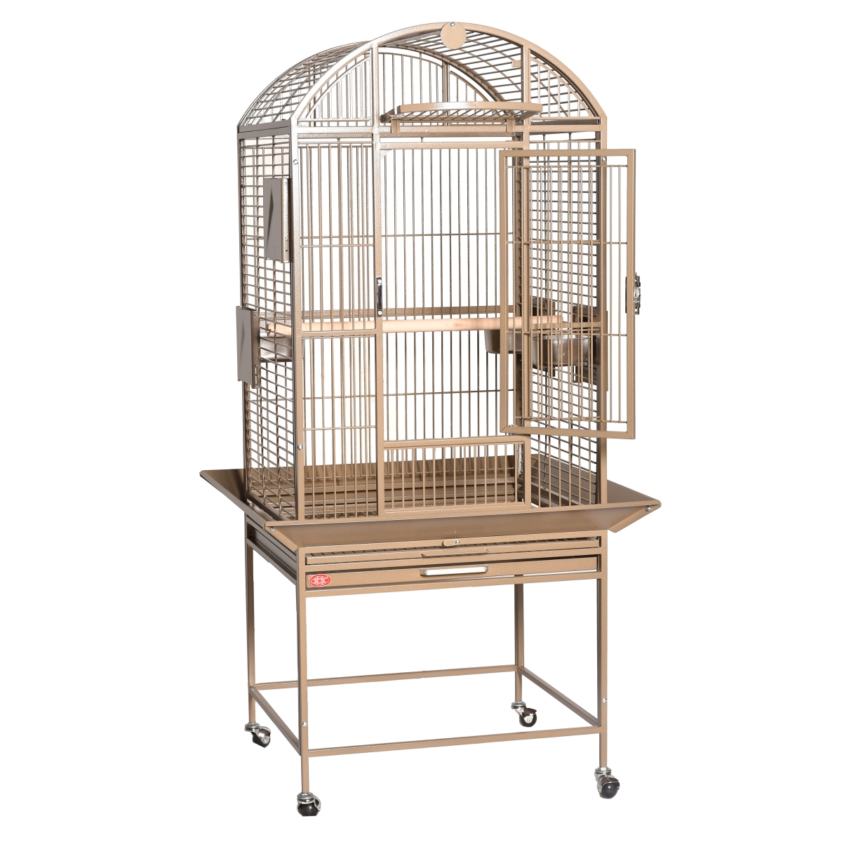 Picture of A&E Cage 9002422 HQ Sandstone 24 x 22 x 61 in. Medium Dome Top Bird Cage&#44; Sandstone - 2 Box per Set