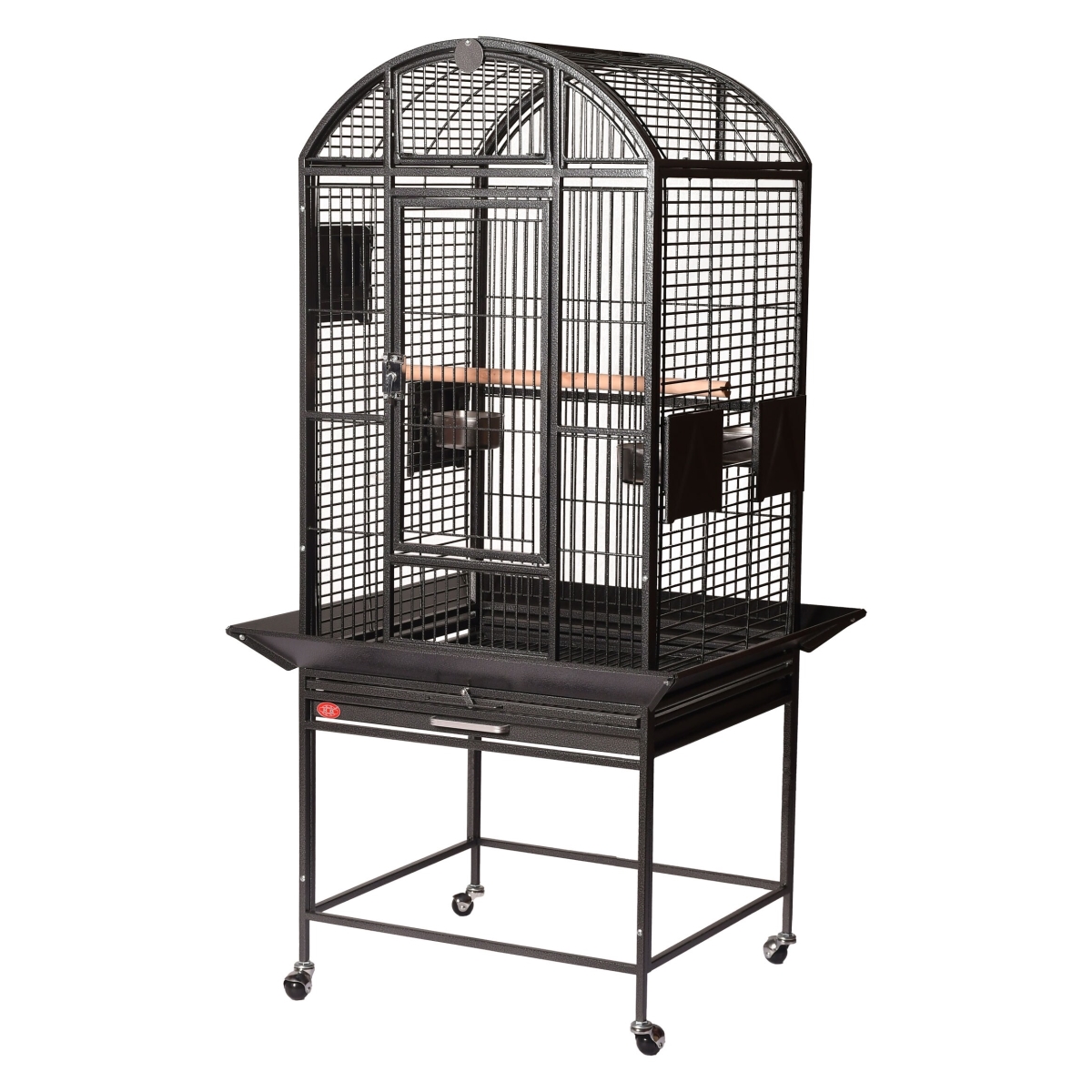 Picture of A&E Cage 9002422 HQ Platinum 24 x 22 x 61 in. Medium Dome Top Bird Cage&#44; Platinum - 2 Box per Set