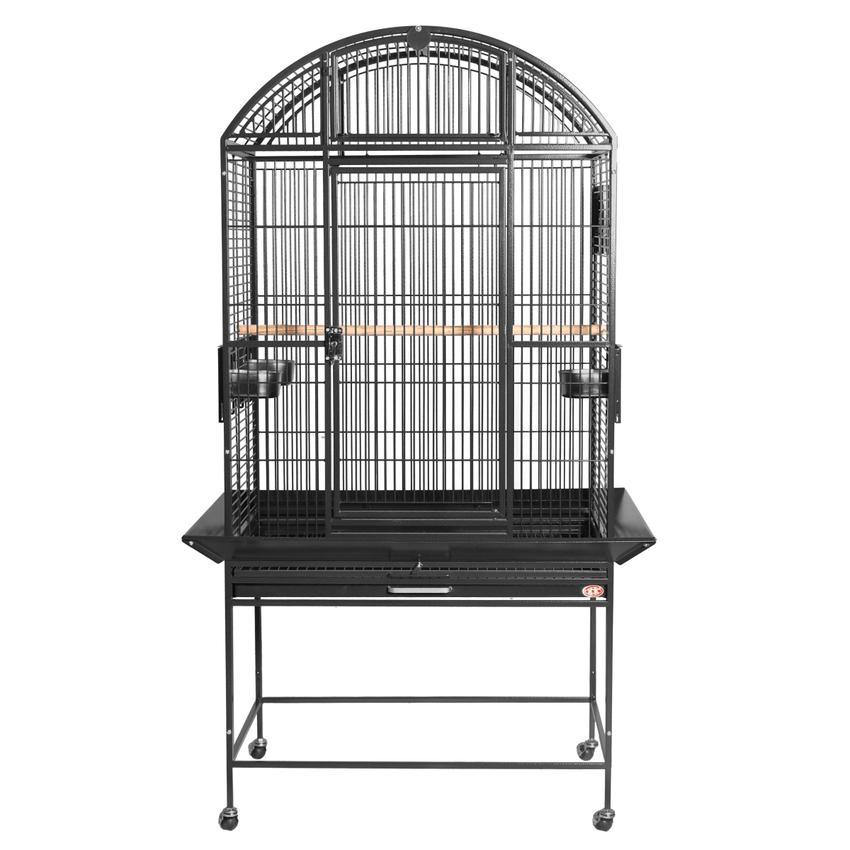 Picture of A&E Cage 9003223 HQ Black 32 x 23 x 63 in. Dome Top Cage with 0.75 in. Bar Spacing&#44; Black - 2 Box per Set