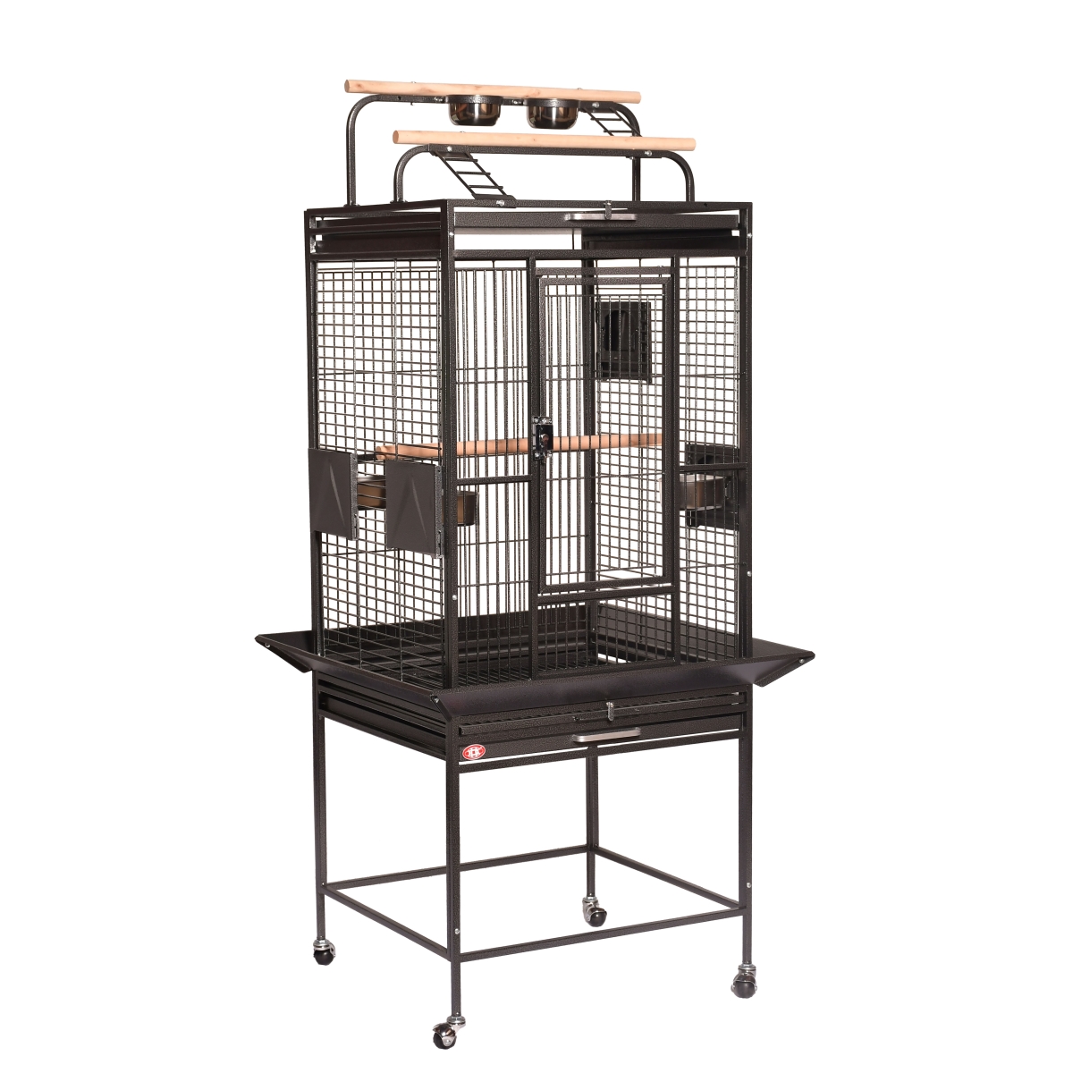 Picture of A&E Cage 8002422 HQ Black 24 x 22 in. Play Top Cage with 0.625 in. Bar Spacing&#44; Black - 2 Box per Set