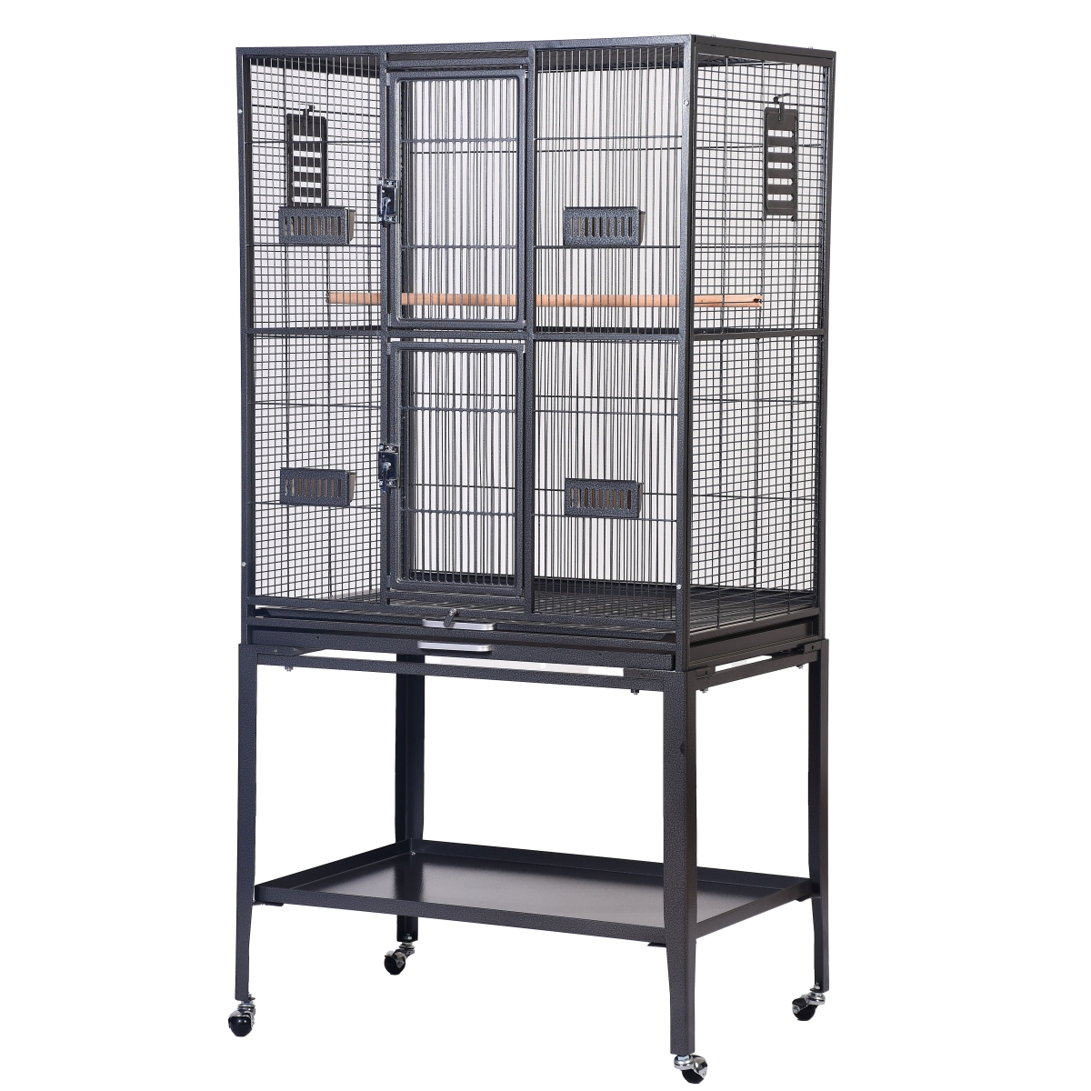 Picture of A&E Cage GB13221P HQ Black 32 x 21 in. Flight Cage with Feeder Doors&#44; Black