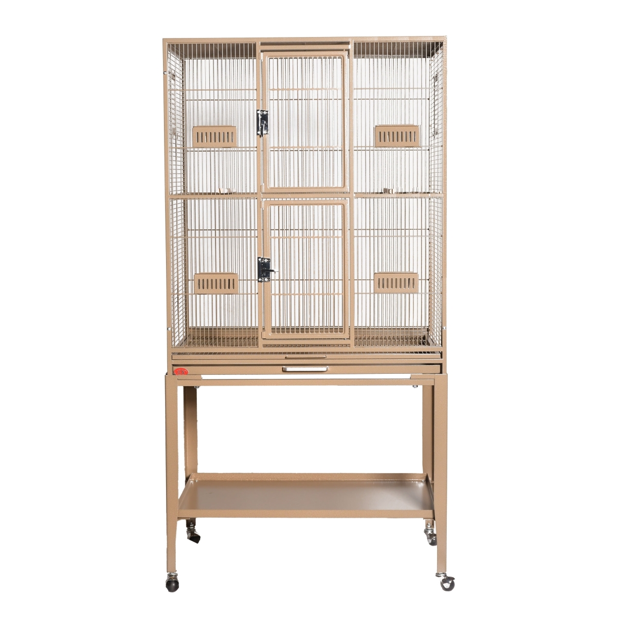 Picture of A&E Cage GB13221P HQ Sandstone 32 x 21 in. Flight Cage with Feeder Doors&#44; Sandstone