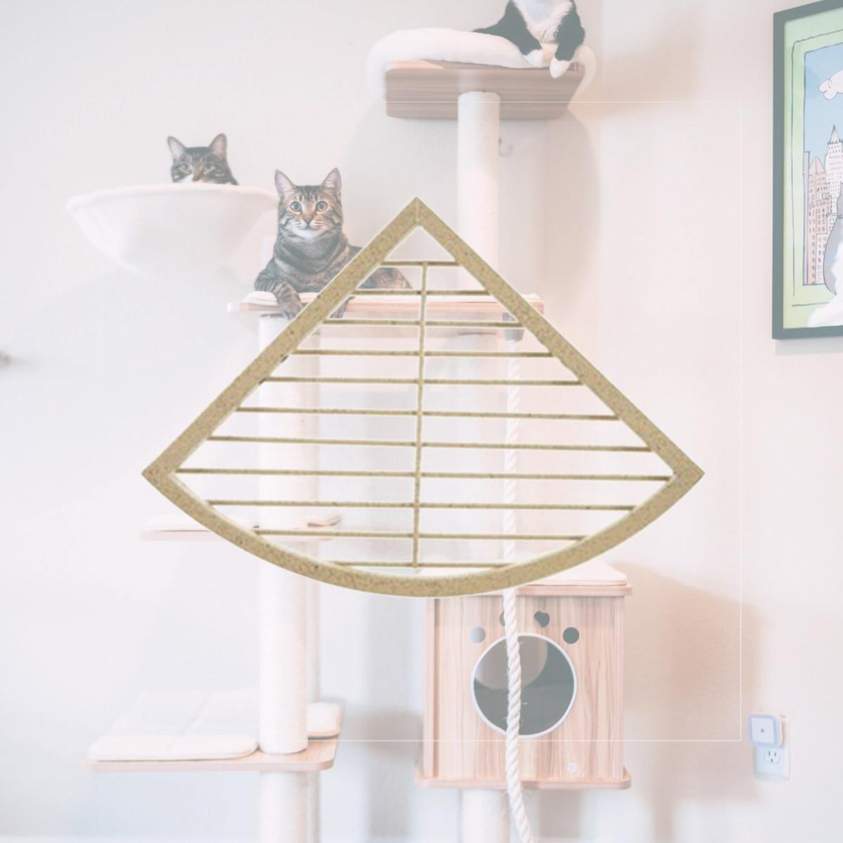 Picture of A&E Cage AE-CB-M Platinum Medium Corner Rest Shelf