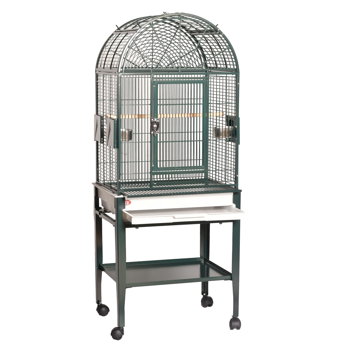 Picture of A&E Cage GA22217C HQ Green 22 x 17 in. Dome Top Cage with Plastic Base&#44; Green
