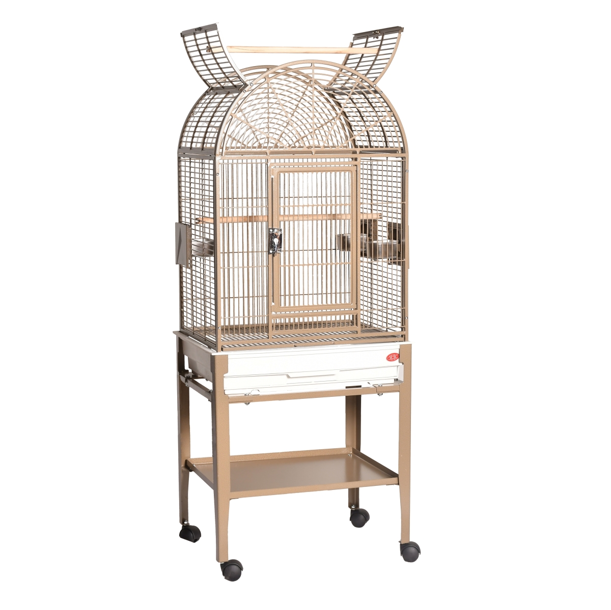 Picture of A&E Cage GA22217C HQ Sandstone 22 x 17 in. Dome Top Cage with Plastic Base&#44; Sandstone