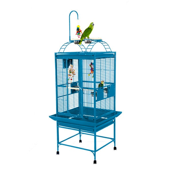 Picture of A&E Cage 8002422 Blue 24 x 22 in. Play Top Cage with 0.63 in. Bar Spacing - 2 Box Set