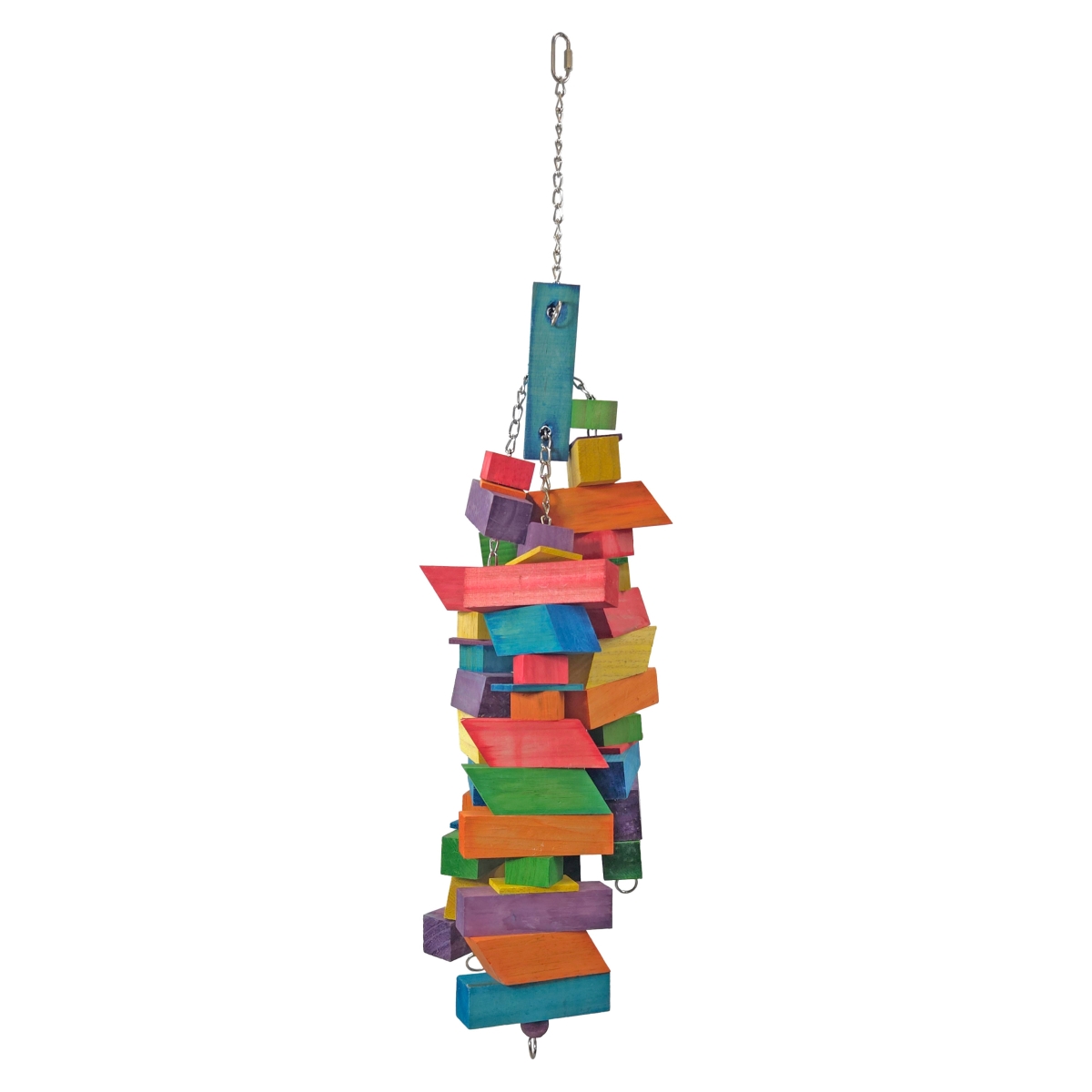 Picture of A&E Cage HB01549 Chunky Colors Large Wood Hanging Toy