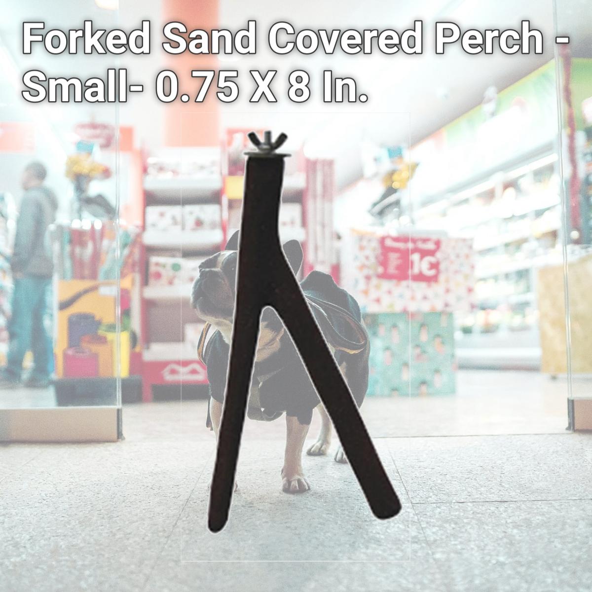 Picture of A&E Cage HB49288 Forked Sand Covered Perch - Small- 0.75 X 8 In.