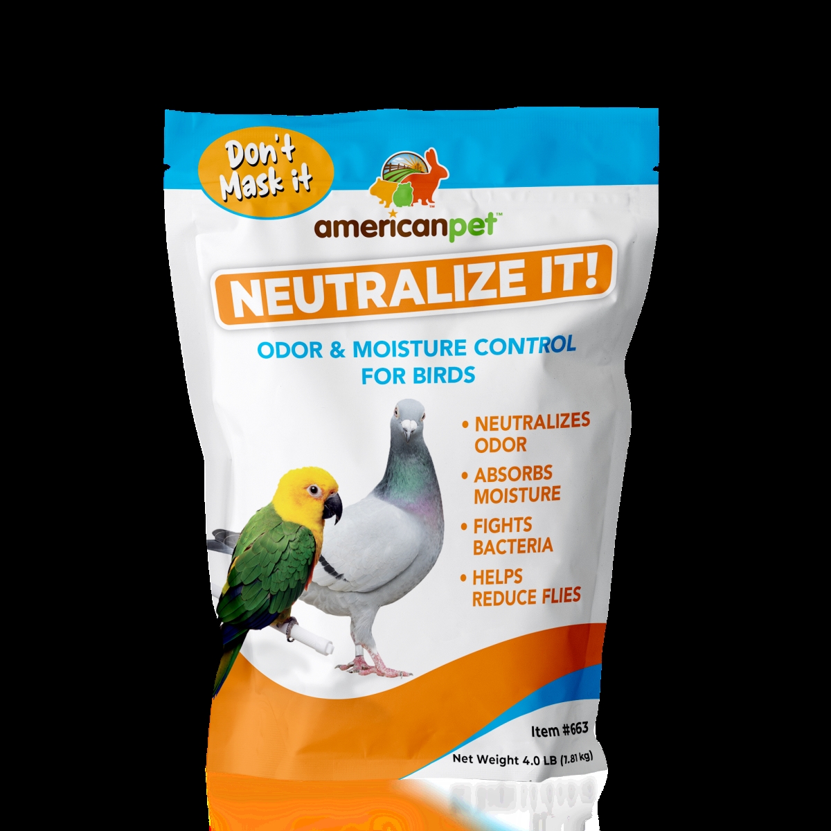 Picture of American Pet 663 Neutralize It for Birds #663 - Pet Birds&#44; Pigeons&#44; Poultry Natural Odor Control