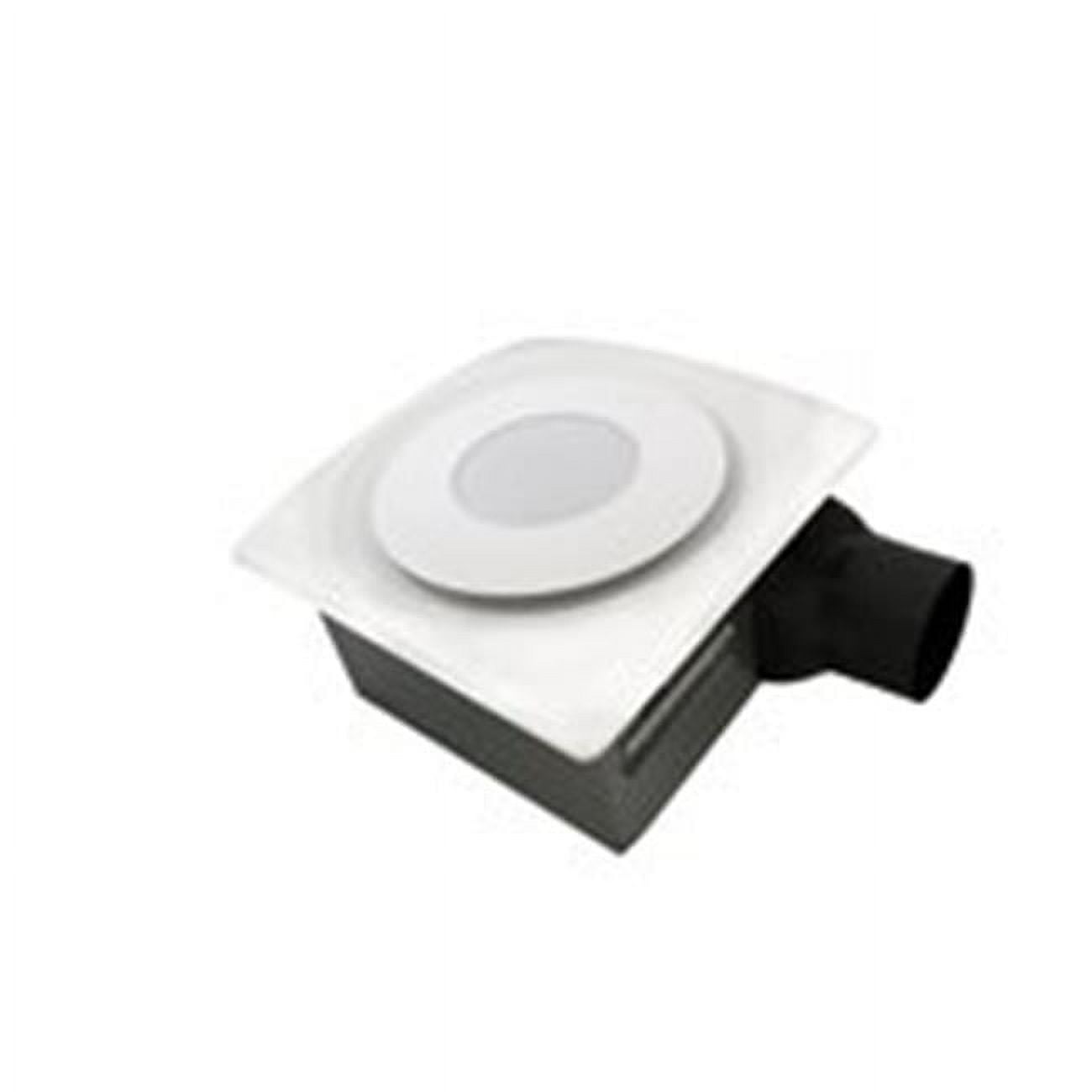Picture of Aero Pure AP120-SL W ow Profile 120 CFM 0.7 Sones Slim Fit Bathroom Ceiling Fan with Light Pad & Grille, White