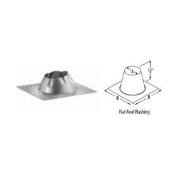 Picture of Duravent A6DT-FF 6 in. DuraTech Roof Flashings Flat Roof - 9451