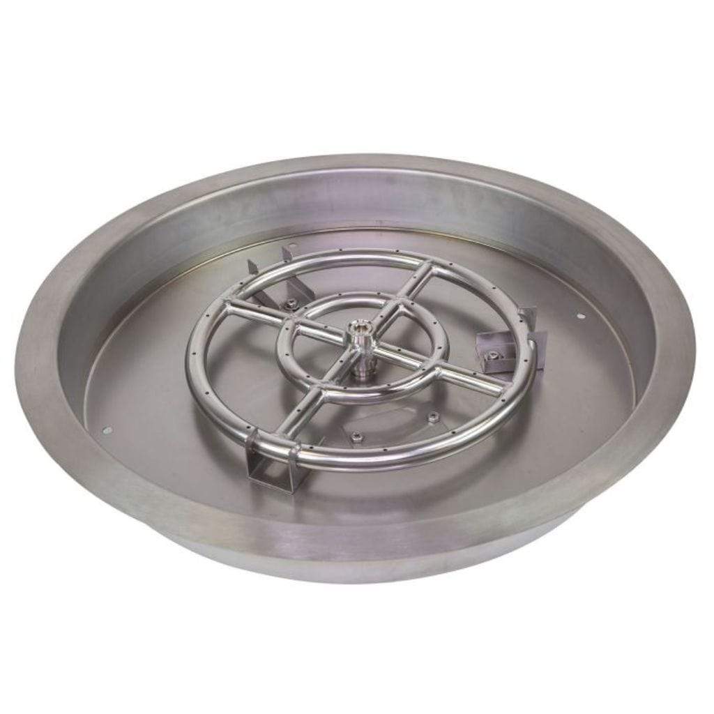 Picture of Athena DIP-RD-25 25 in. Stainless Steel Drop-in Round Pan with 18 in. Burner