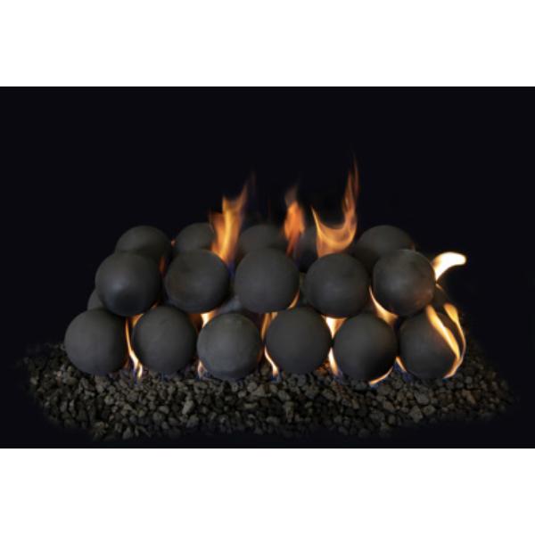 Picture of Athena CB4-8-B 4 in. Cannon Ball&#44; Black - 8 Piece