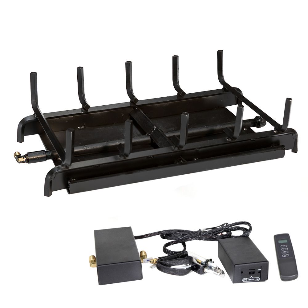 Picture of Grand Canyon 2BRN-ST21 21 in. Double Sided 2 Burner System with Battery Electronic & Remote System