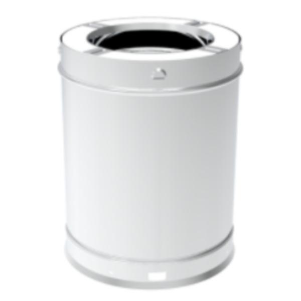 6SPS48 48 in. Double Wall Insulated Length Stainless Steel Section Snap Pak Pipe - F3971