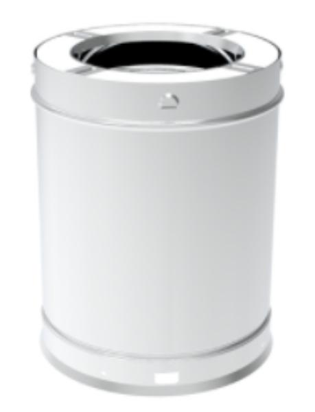 7SPS24 F3997 24 in. Stainless Steel Chimney Pipe