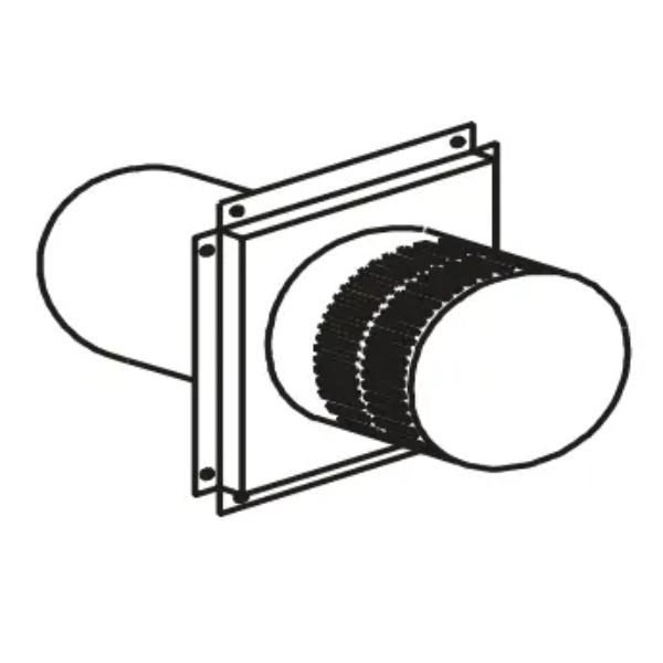 Picture of Montigo MTO4F 4 & 7 in. Diameter Horizontal Termination with Integral Mounting Frame