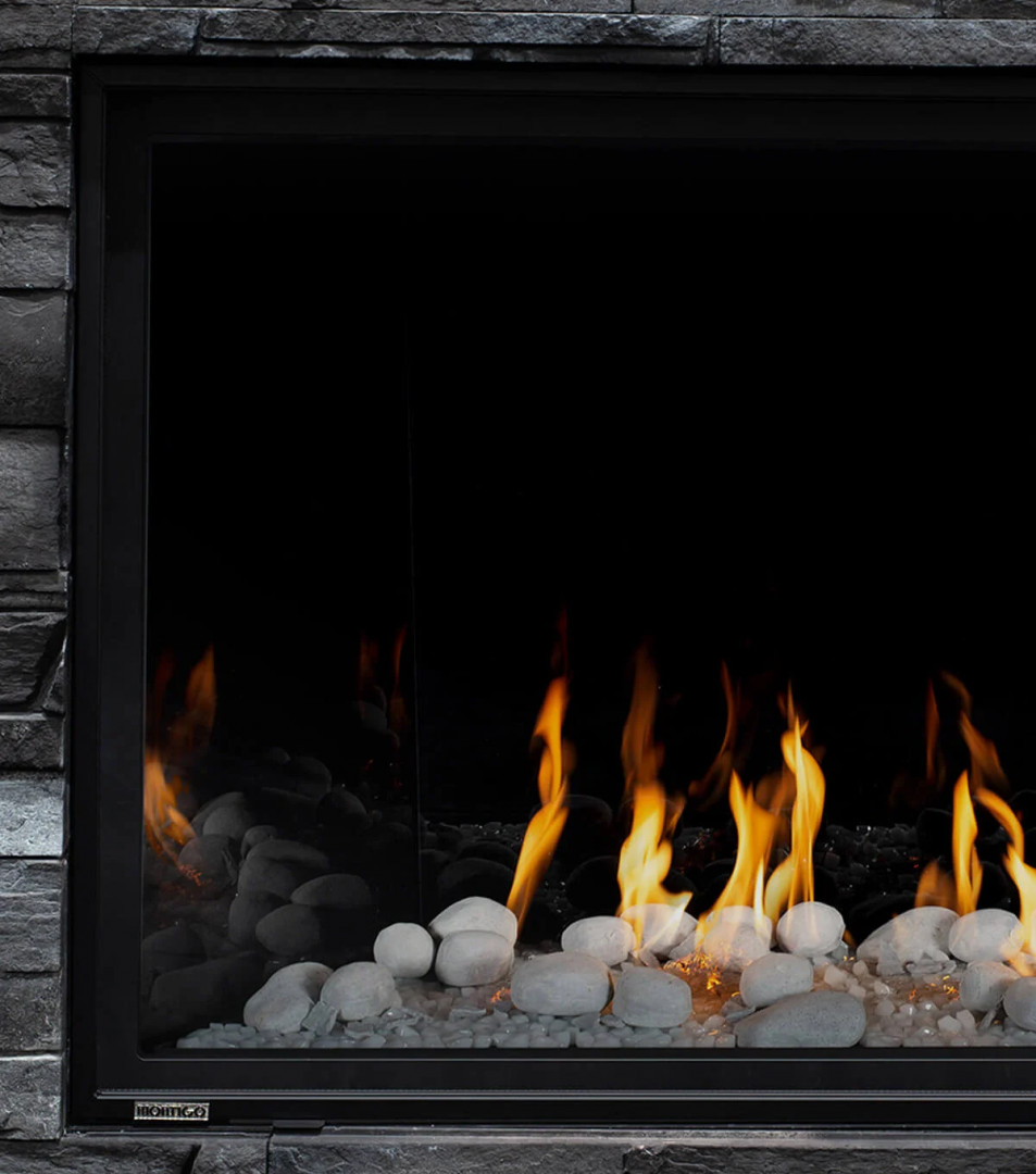 Picture of Montigo RBGDRSQ46 46 in. Black Reflective Glass Liner
