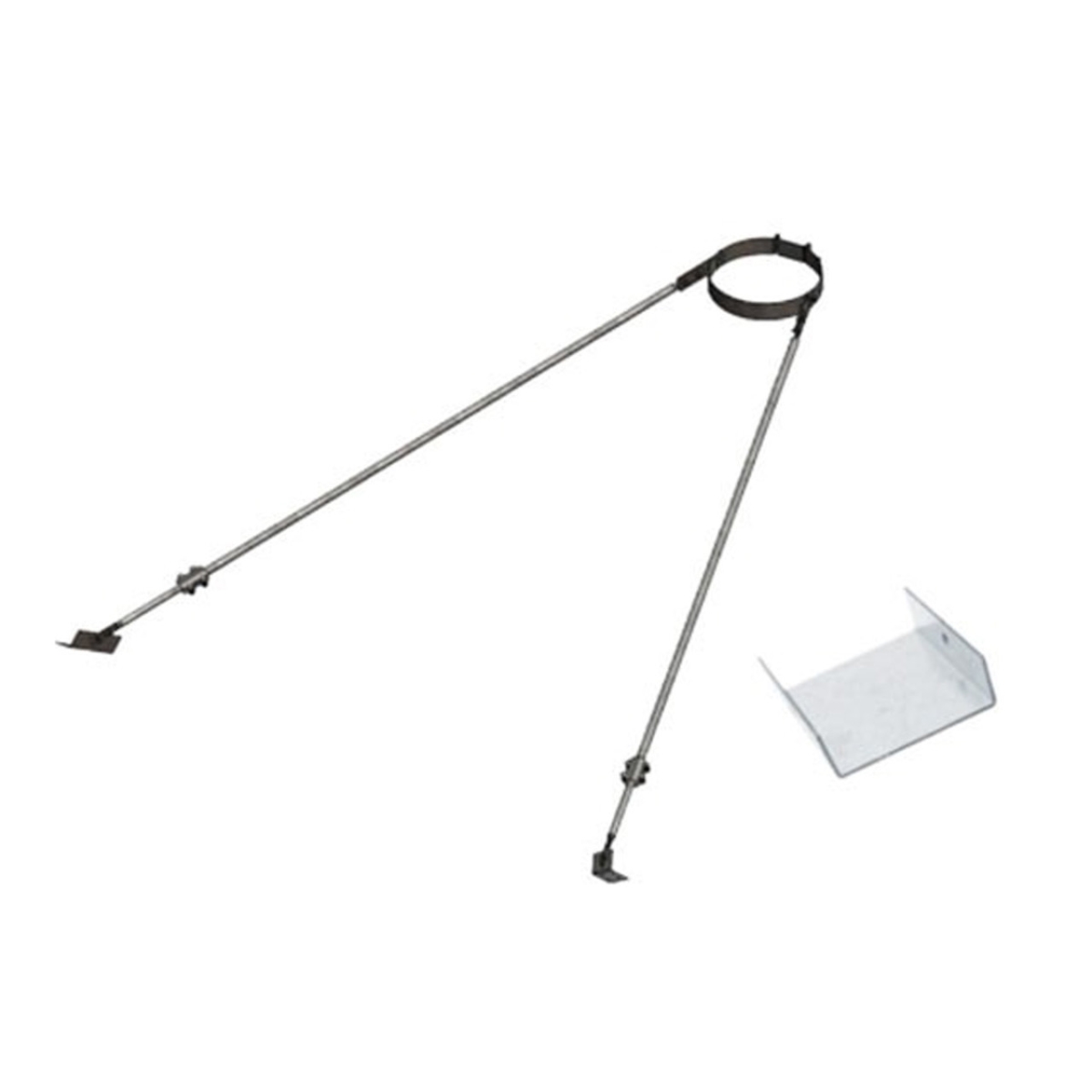 Picture of Duravent A6DT-XRS 6 & 8 in. Extended Roof Bracket with Tubing & Brackets