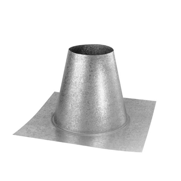 Picture of Duravent D46DVA-FF 4 x 6 in. Direct Vent Pro Flat Roof Flashing Direct Vent Pipe for Gas Fireplaces & Gas Stoves - 943F
