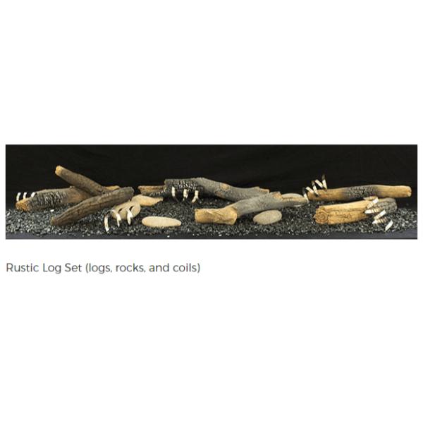 Picture of Empire LS60THF 60 in. Comfort Systems Boulevard Rustic Logs & Rocks with Stainless Steel Coils