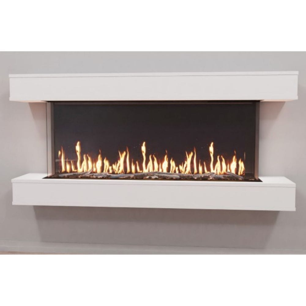 Picture of Modern Flames WSS-OR60-DW 60 in. Orion Heliovision Electric Fireplace Wall Mount Studio Suite&#44; Driftwood Gray
