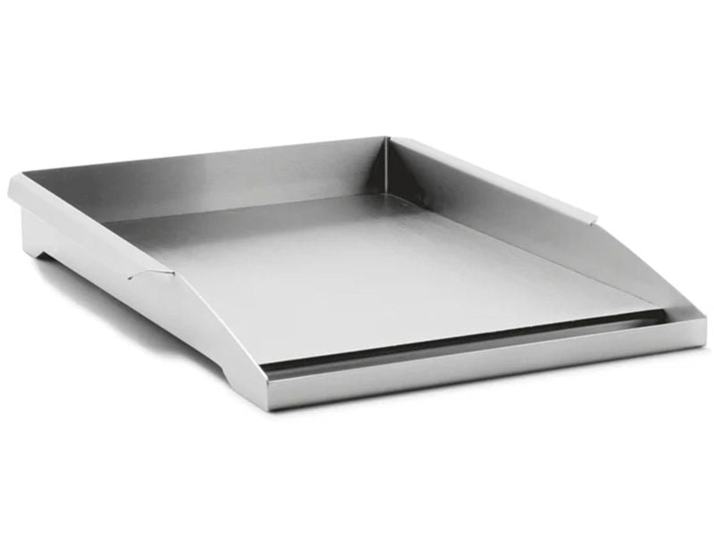 Griddle Plate - Stainless Steel - 14 x 17.5 in. - Durable Cooking Surface
