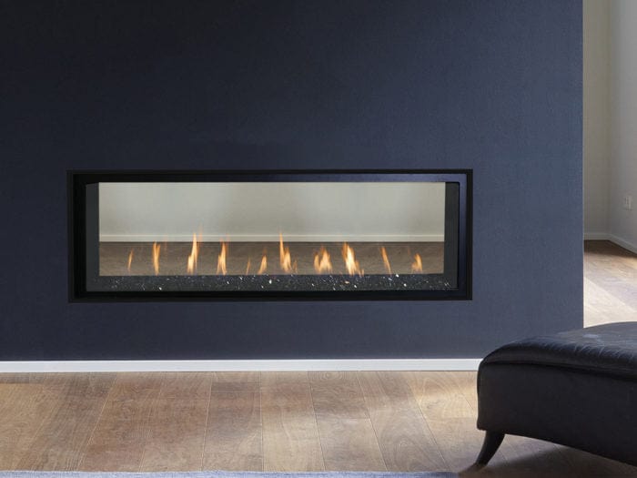 DRL4060TEN-B 60 in. DRL4000 Series Direct Vent Linear Fireplace with Electronic Ignition - F4385 - Natural Gas