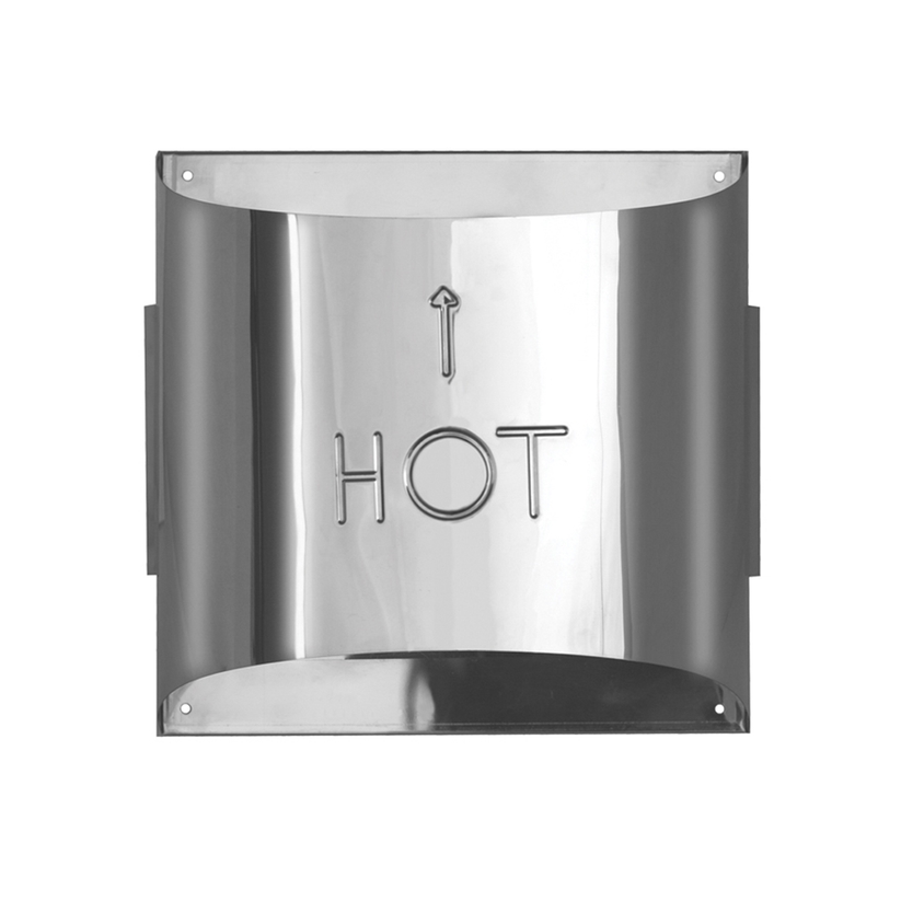 Picture of Duravent D58DVA-HSC 5 x 8 in. Direct Vent Pro Sconce Termination Cap Aluminum Direct Vent Pipe for Gas Fireplaces & Gas Stoves