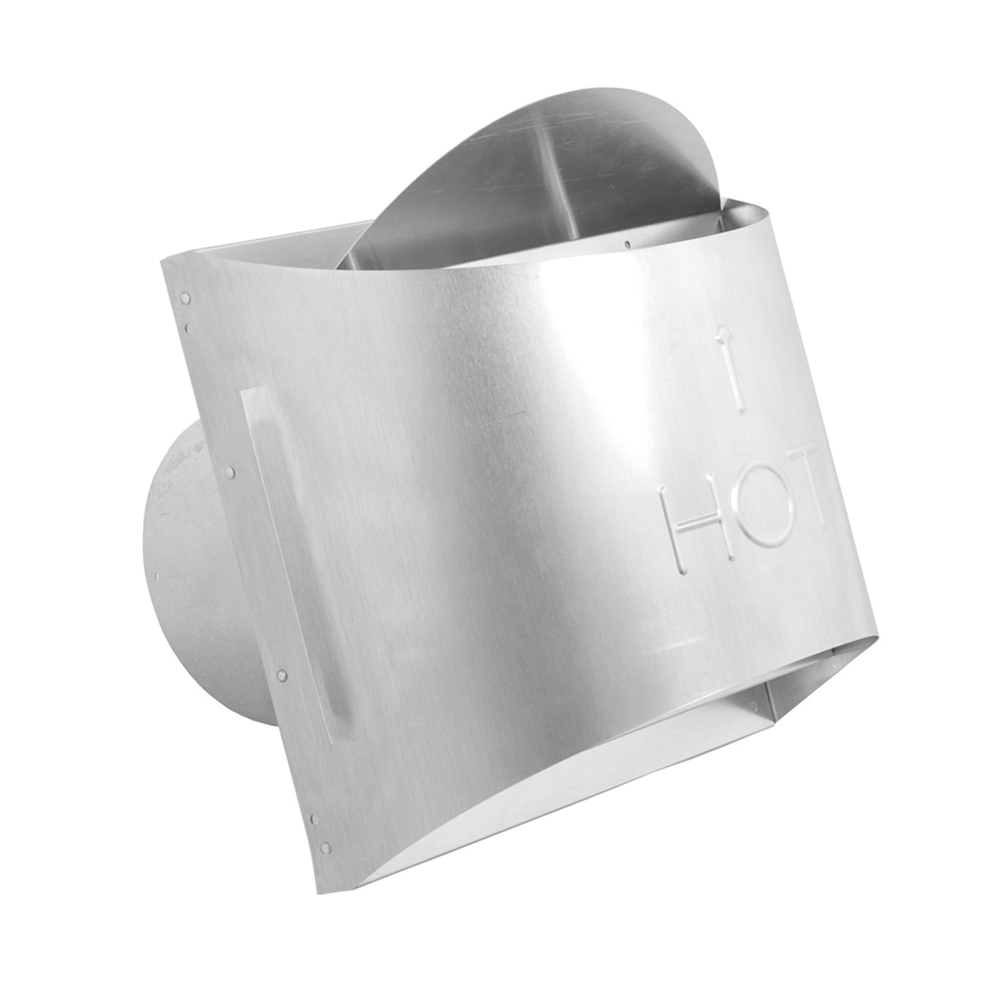 Picture of Duravent D58DVA-HSCH 5 x 8 in. Direct Vent Pro - Galvanized Sconce Termination Cap