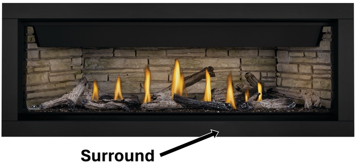 Picture of Napoleon Hearth CSL56K Classic Black Surround for BL56NTE