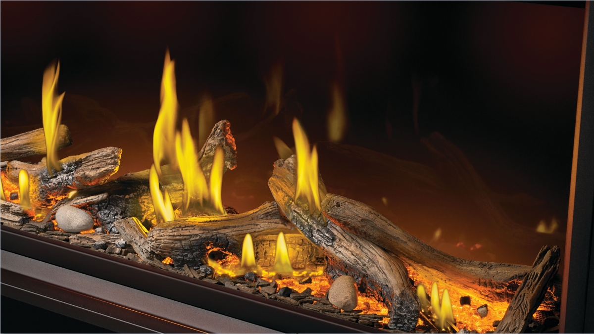 Picture of Napoleon Hearth DLKTLV50L 50 in. Driftwood Luminous Log Burner Kit with Woodland Media Kit