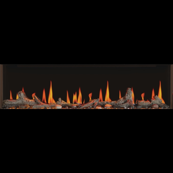 NEFL65LCD-3SV 65 in. Luminex Built-in Electric Fireplace