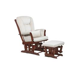 Picture of Afg Baby Furniture GL7226E Alice Glider Chair & Ottoman with Pillow&#44; Espresso