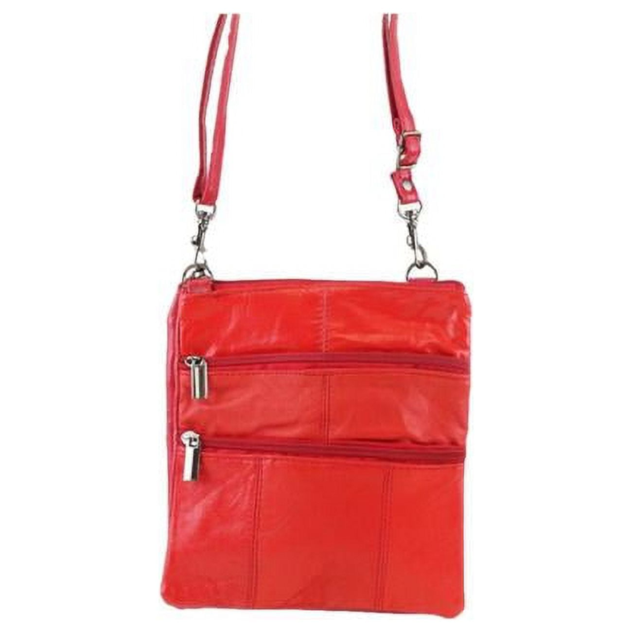 Picture of Eliteco L308 Red Hearty Trendy ILeather Collection Messenger Bag&#44; Red