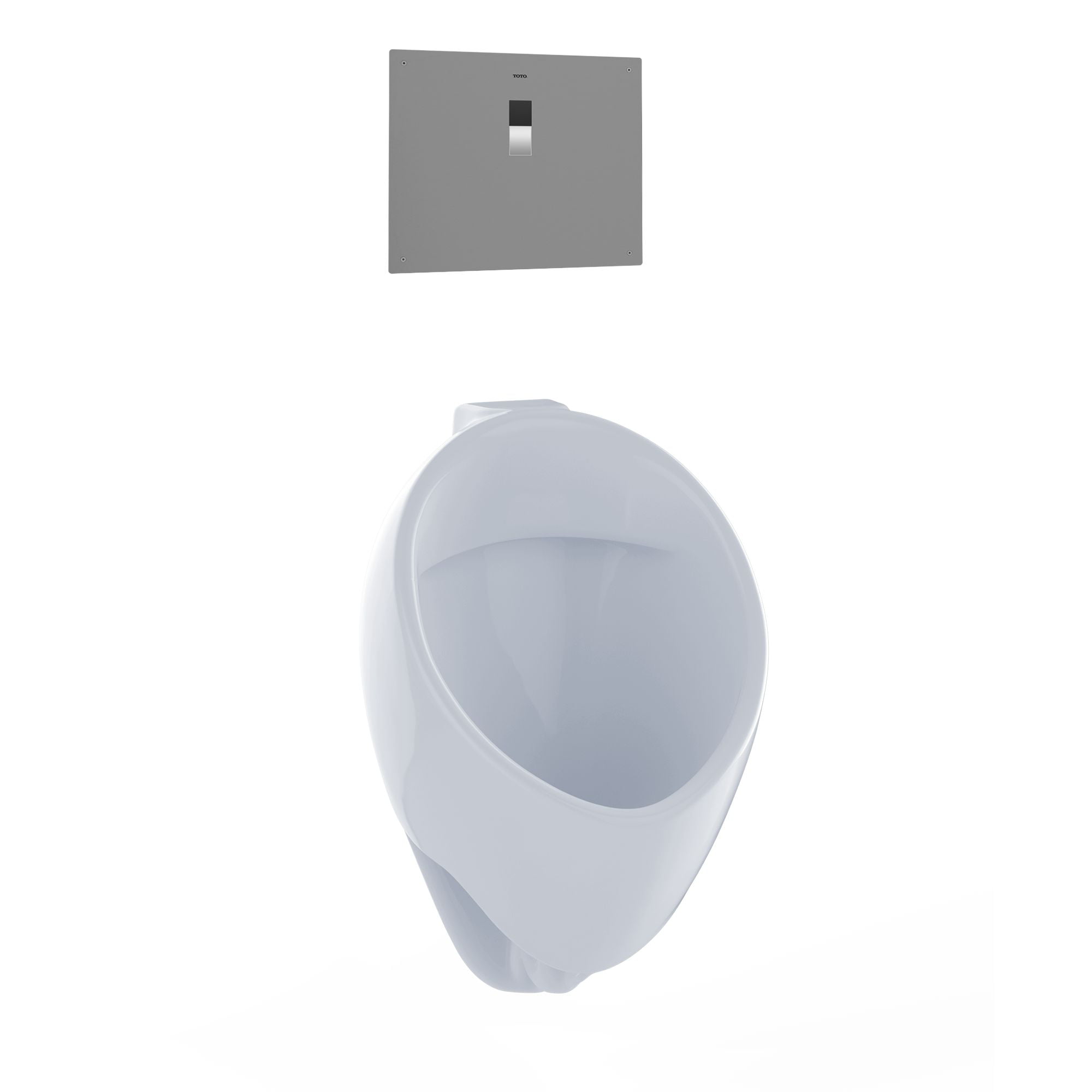 Picture of TOTO UT105UVG-01 Compact Wall Mounted Urinal W 34 Back Sput Inlet SanaGloss