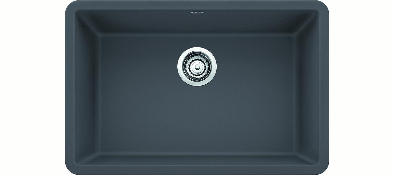 Picture of Blanco 522427 Single Bowl Silgranit Undermount Kitchen Sink&#44; Cinder