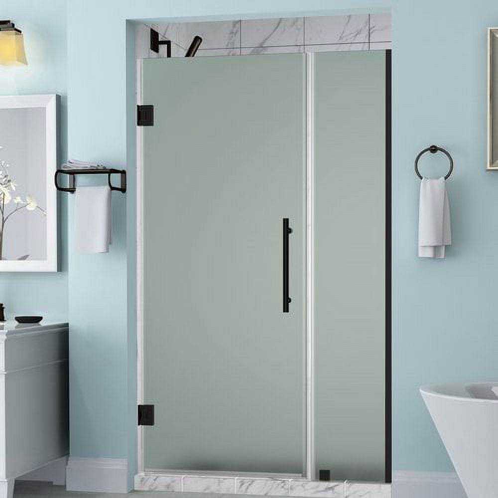 Belmore Frameless Hinged Shower Door - Oil Rubbed Bronze