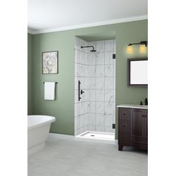Kinkade Frameless Hinged Shower Door - Oil Rubbed Bronze