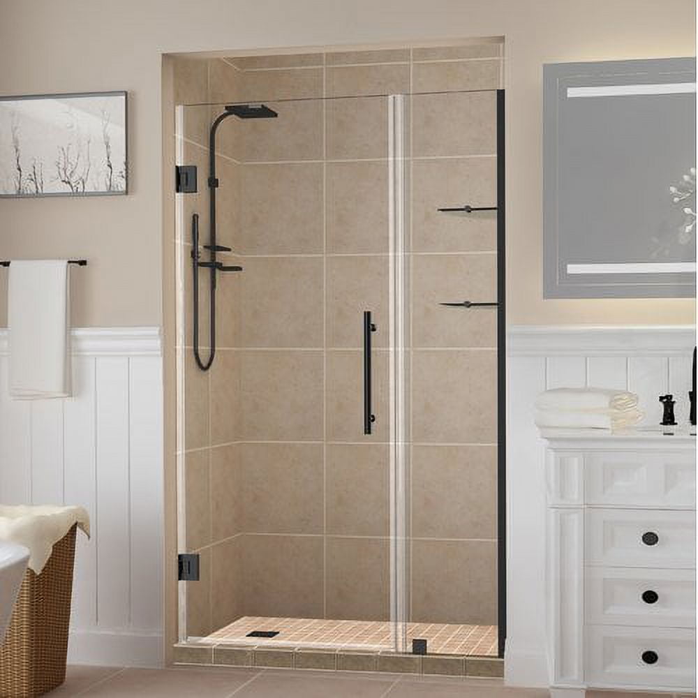 Belmore Frameless Hinged Shower Door - Oil Rubbed Bronze
