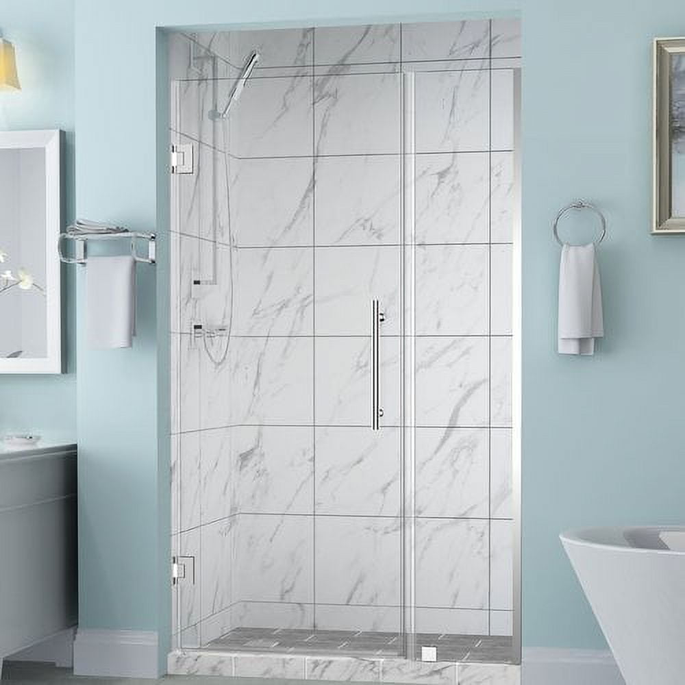 Belmore 45.25-46.25 x 72 in. Frameless Hinged Shower Door in Chrome -  Templeton, TE3324341