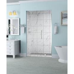 Belmore Frameless Hinged Shower Door in Chrome