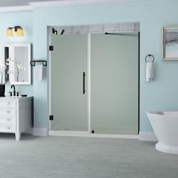 Belmore Frameless Hinged Shower Door - Oil Rubbed Bronze