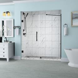 Belmore Frameless Hinged Shower Door - Oil Rubbed Bronze