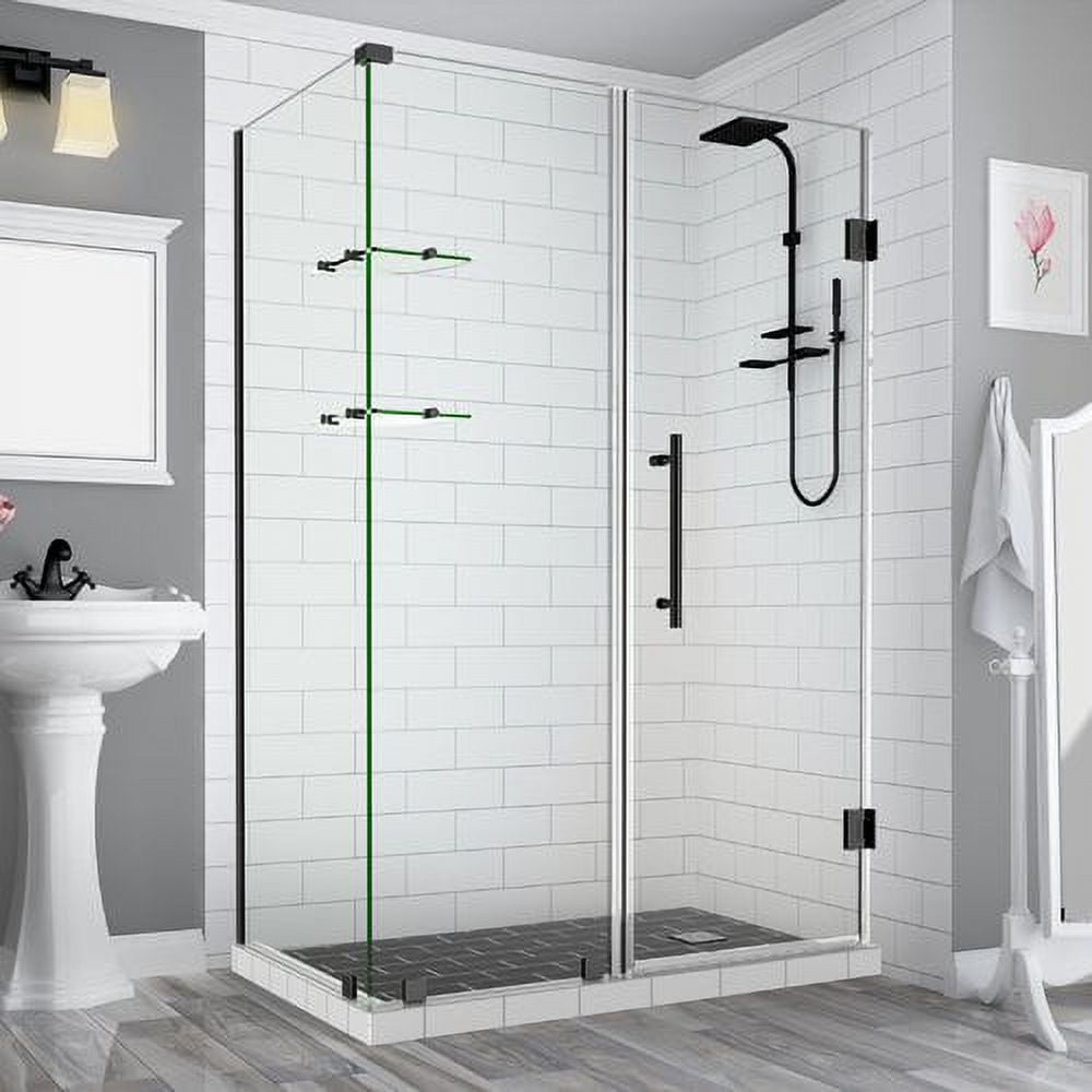 Bromley GS Frameless Corner Hinged Shower Enclosure - Oil Rubbed Bronze
