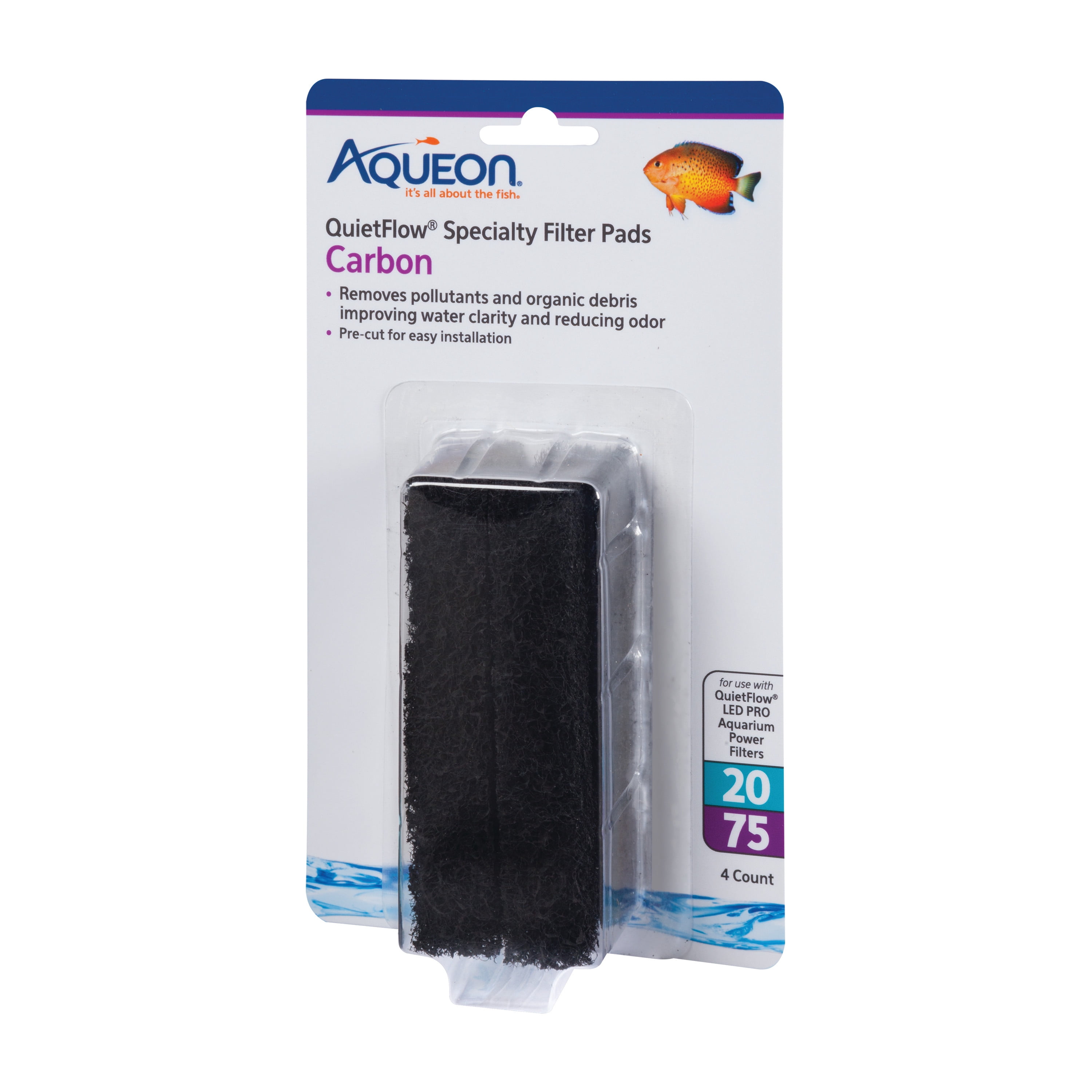 Picture of Aqueon AG06282 Cart Minipad Carbon Quiet Flow 20 by 75